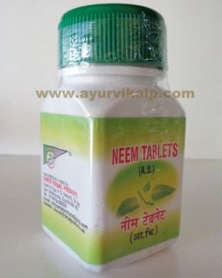 Shriji Herbal, NEEM TABLETS, skin care supplements